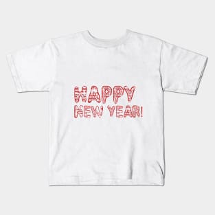 Text Happy New Year Kids T-Shirt